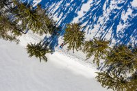 Neue Seilbahn auf der Südseite des Ochsenkopfs im Fichtelgebirge